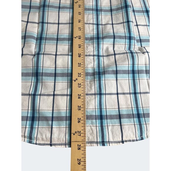 G By  Guess Mens Sleeveless Plaid Button-Up Shirt With Removable Hood XL - Picture 7 of 11